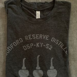 Woodford Reserve Distillery Three Stills Heather Gray T-Shirt Mens Medium